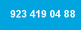 923 419 04 88 923 419 04 88